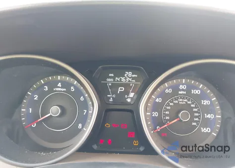 2013 Hyundai Elantra Gls из США, поврежденный, VIN 5NPDH4AE2DH198455